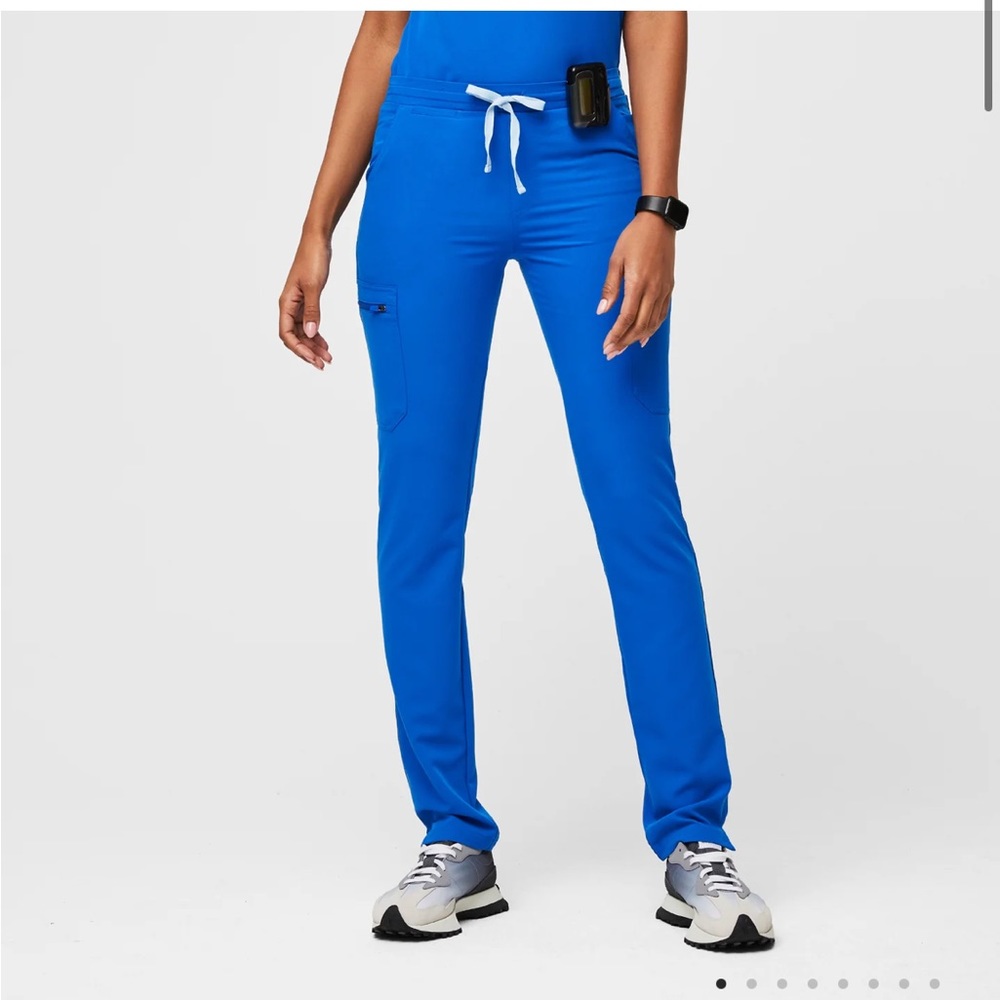 Figs - Yola Skinny Scrub Pants. Royal Blue- Size M